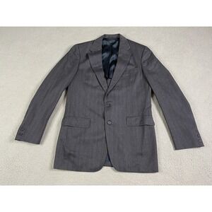 Vintage Brooks Brothers Suit Jacket 42 L Gray Wool Pinstriped Brooksgate USA